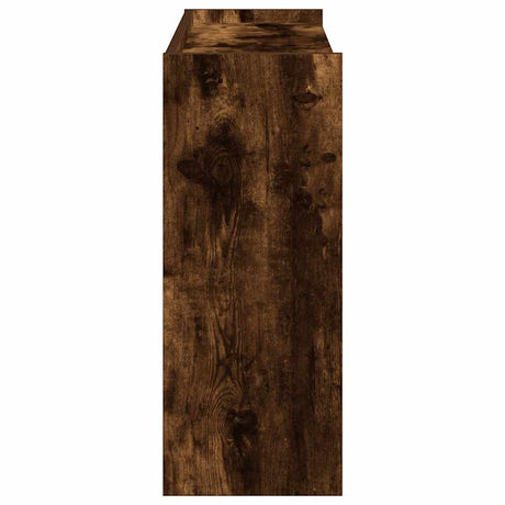 Schoenenrek 80x25x61,5 cm bewerkt hout gerookt eikenkleurig - AllerleiShop