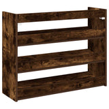 Schoenenrek 80x25x61,5 cm bewerkt hout gerookt eikenkleurig - AllerleiShop