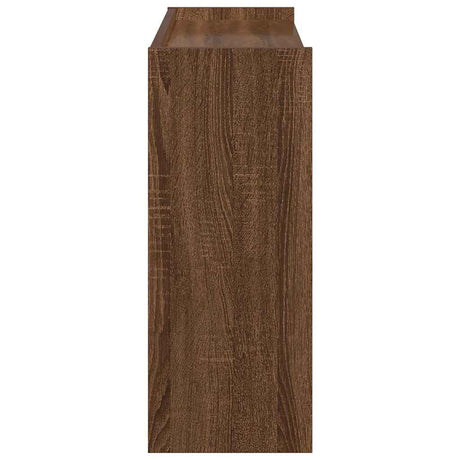 Schoenenrek 80x25x61,5 cm bewerkt hout bruin eikenkleur - AllerleiShop