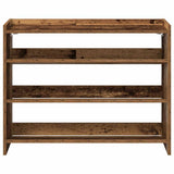 Schoenenrek 80x25x61,5 cm bewerkt hout oud houtkleurig - AllerleiShop