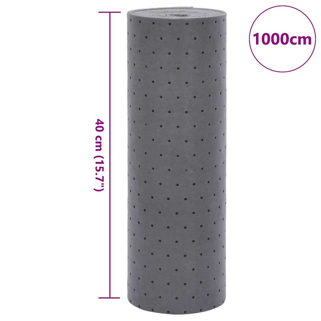 Olie-absorberende pad 40x1000 cm grijs