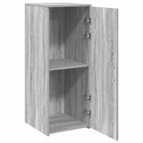 Opbergkast 40x45x103,5 cm bewerkt hout grijs sonoma eikenkleur