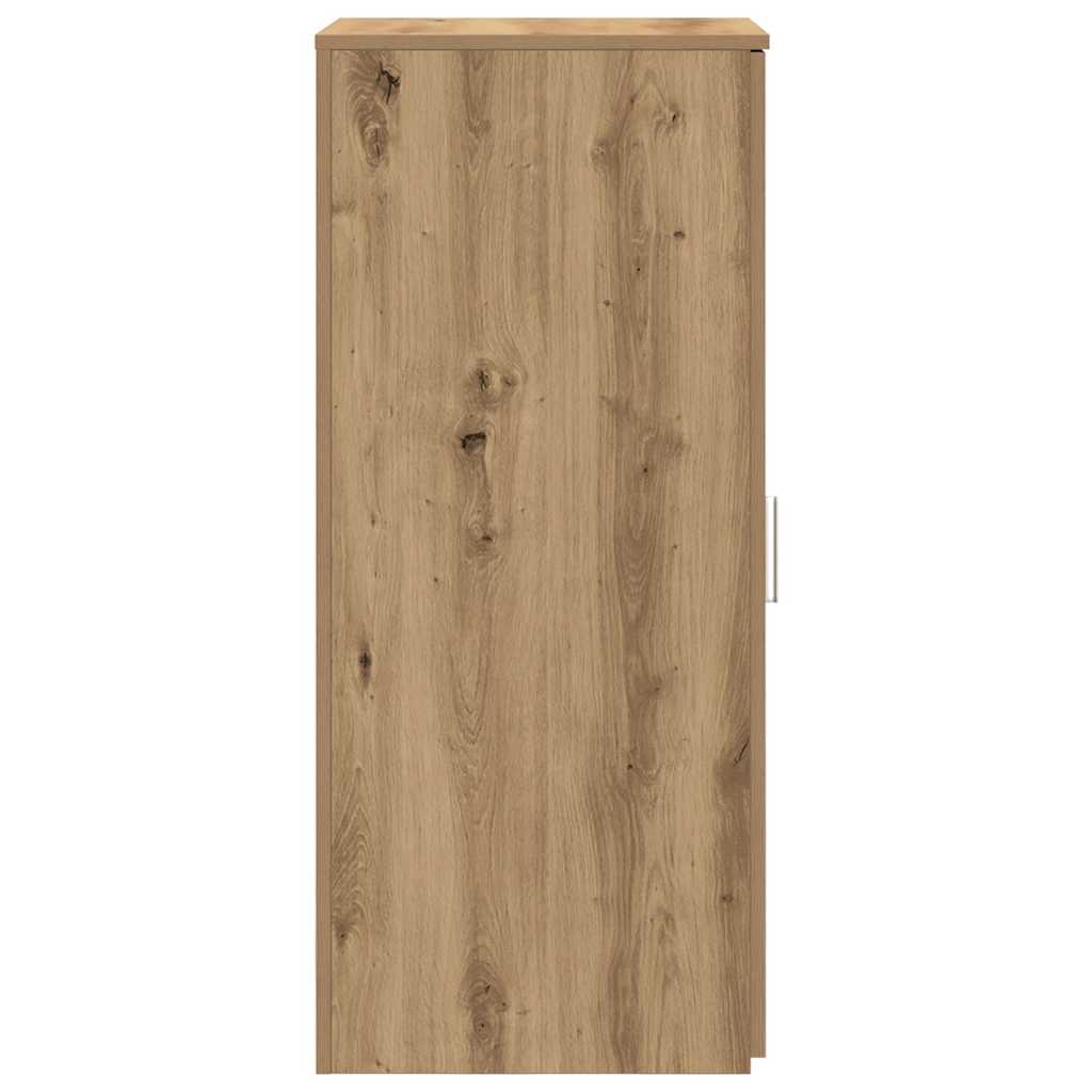 Opbergkast 40x45x103,5 cm bewerkt hout artisanaal eikenkleur