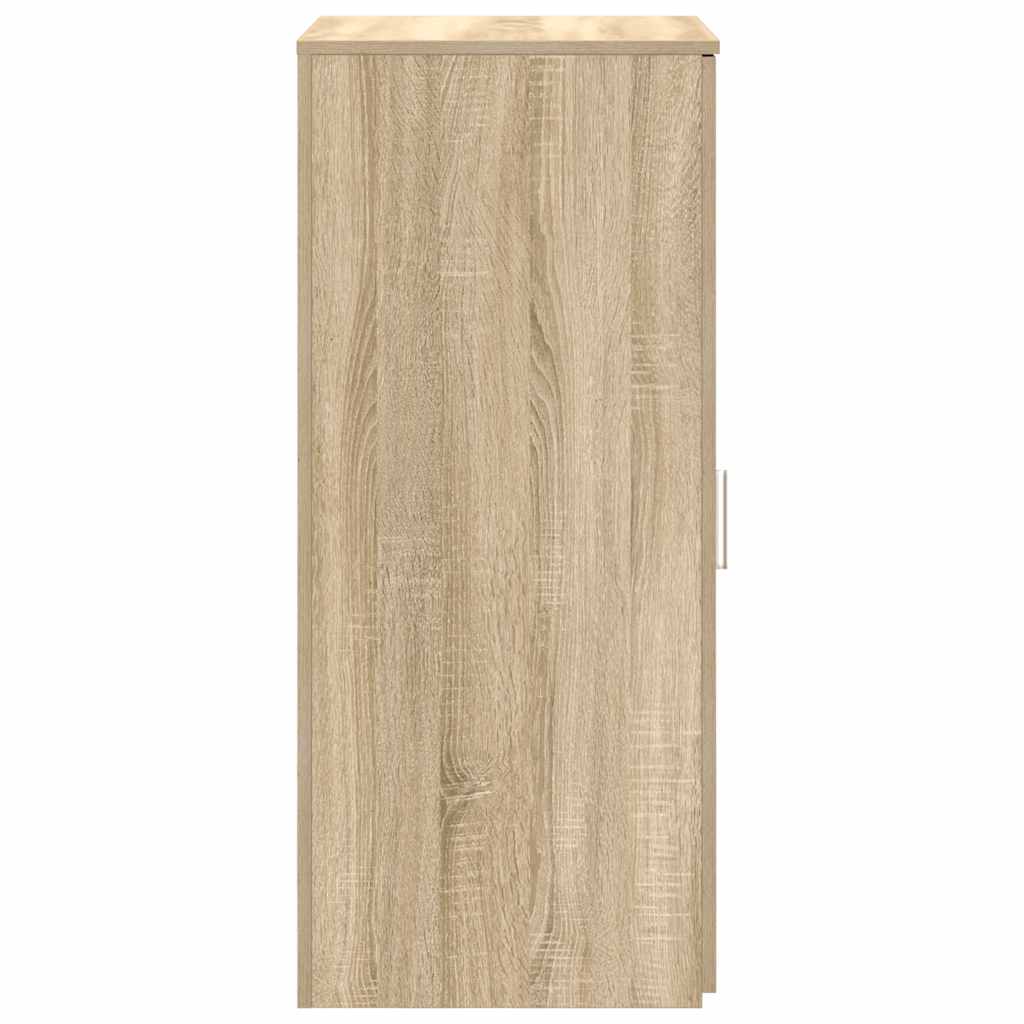 Opbergkast 50x45x103,5 cm bewerkt hout sonoma eikenkleurig