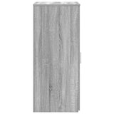 Opbergkast 50x45x103,5 cm bewerkt hout grijs sonoma eikenkleur