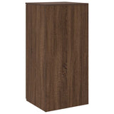 Opbergkast 50x45x103,5 cm bewerkt hout bruin eikenkleurig