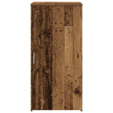 Opbergkast 50x45x103,5 cm bewerkt hout oud houtkleurig