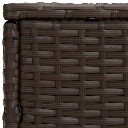 Tuinbijzettafels 3 st poly rattan bruin - AllerleiShop