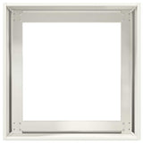 Plantenbak 40x40x40 cm koudgewalst staal wit