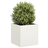 Plantenbak 40x40x40 cm koudgewalst staal wit