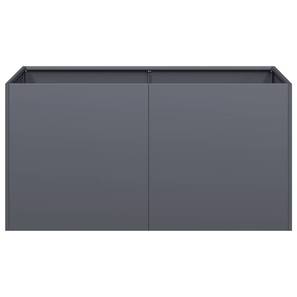 Plantenbak 80x40x40 cm koudgewalst staal antracietkleurig