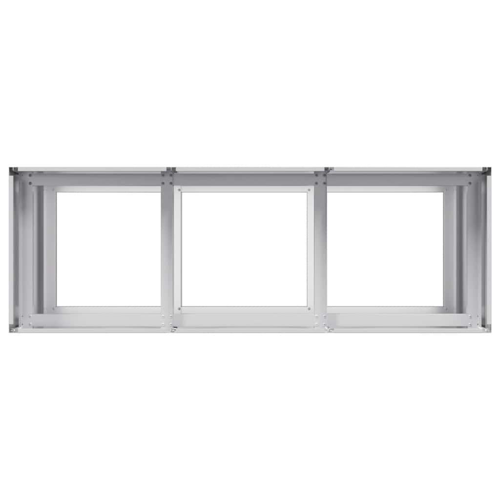 Plantenbak 120x40x80 cm gegalvaniseerd staal