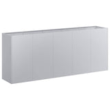 Plantenbak 200x40x80 cm gegalvaniseerd staal