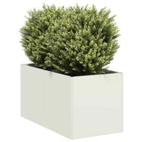 Plantenbak 40x80x40 cm koudgewalst staal wit