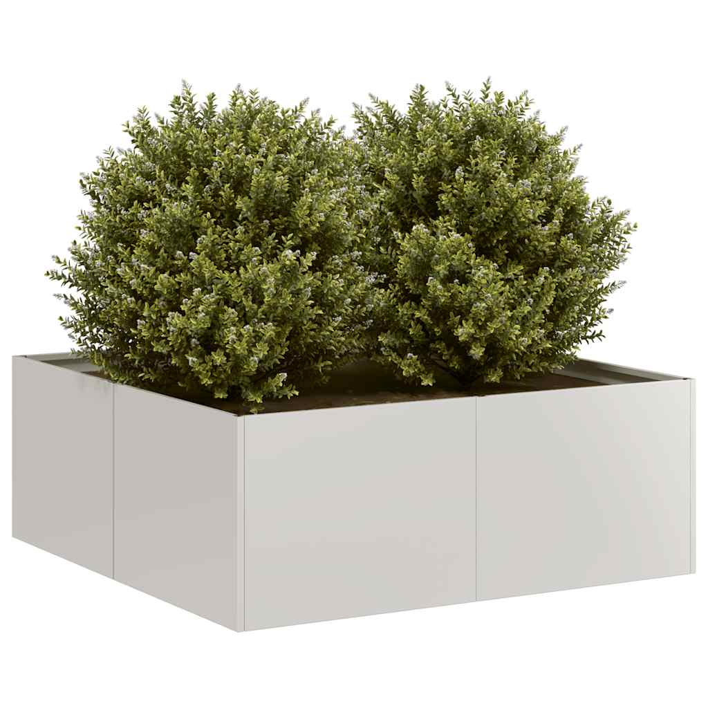 Plantenbak 80x80x30 cm roestvrij staal