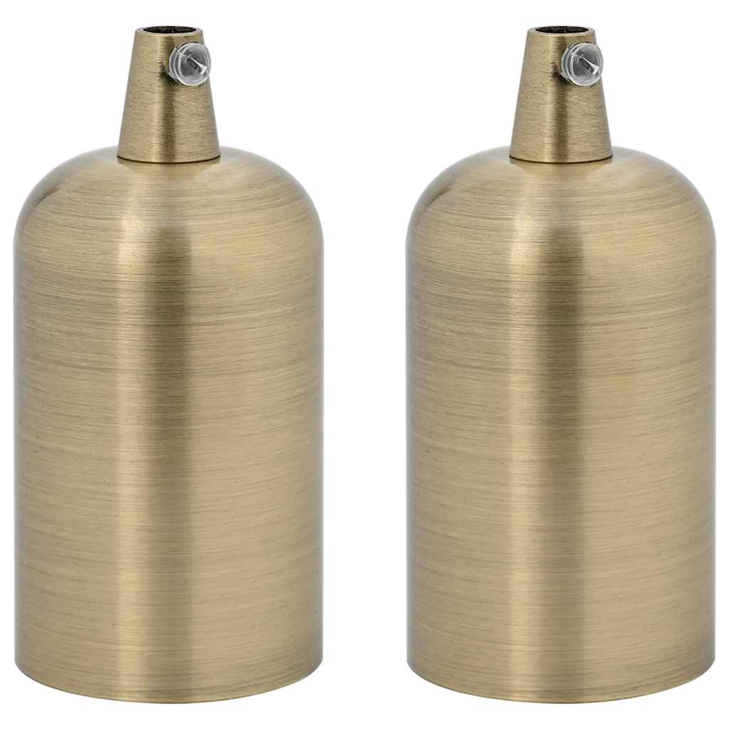 Lamphouders 2 st brons E27