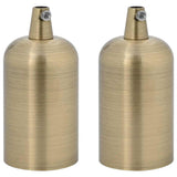 Lamphouders 2 st brons E27