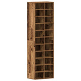 Schoenenkast 54x34x183 cm spaanplaat oud hout