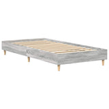 Bedframe 100x200 cm zonder matras in grijs sonoma spaanplaat