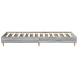 Bedframe 100x200 cm zonder matras in grijs sonoma spaanplaat