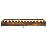 Bedframe 90x200 cm in gerookt eiken zonder matras