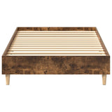 Bedframe 90x190 cm in gerookt eiken zonder matras