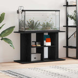 Aquariumstandaard 100x40x60 cm spaanplaat zwart eikenkleurig