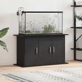 Aquariumstandaard 101x41x58 cm spaanplaat zwart eikenkleurig