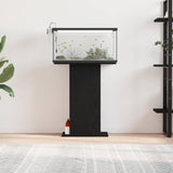 Aquariumstandaard 60,5x36x72,5 cm spaanplaat zwart eikenkleurig