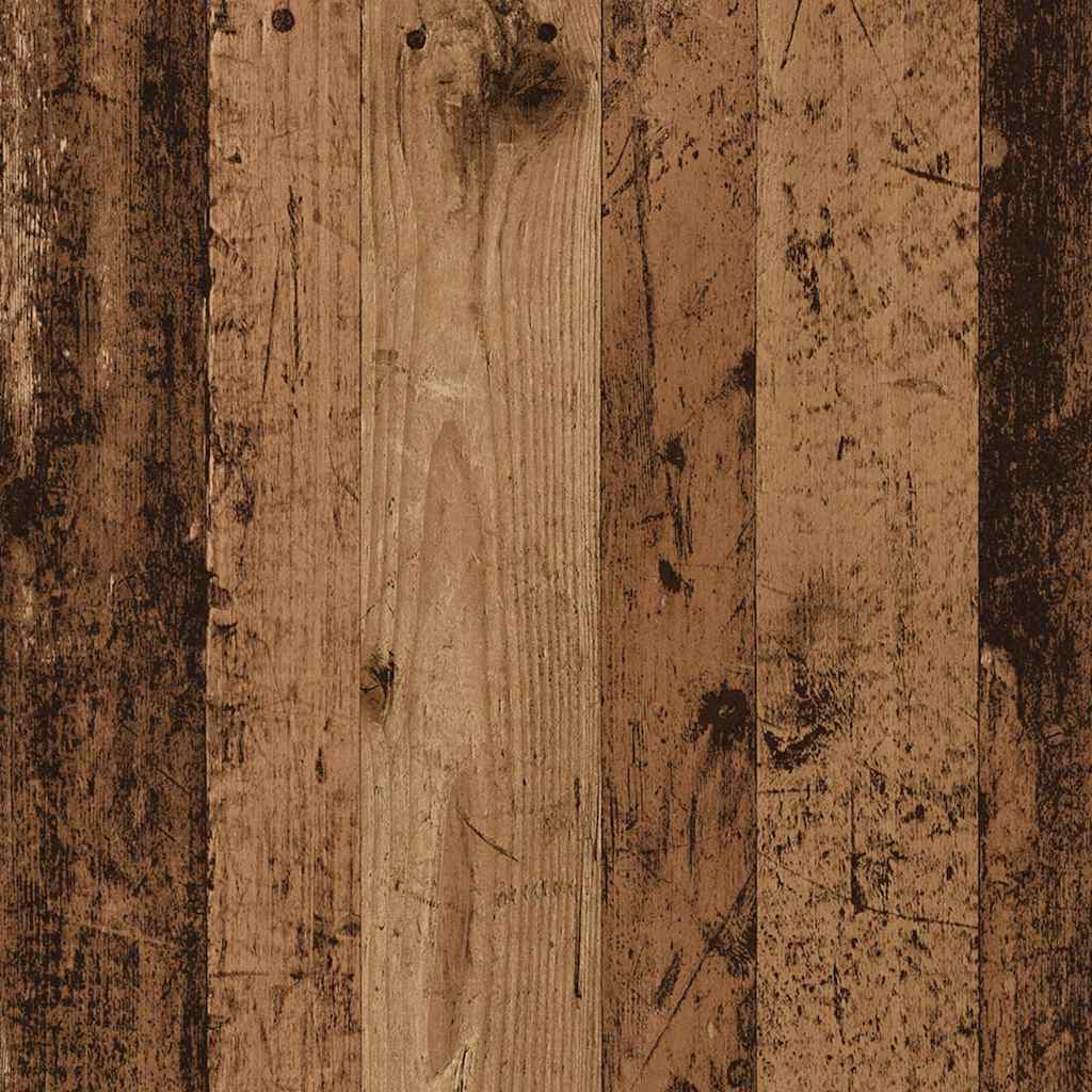 Bedframe 160x200 cm van oud bewerkt hout met opbergruimte