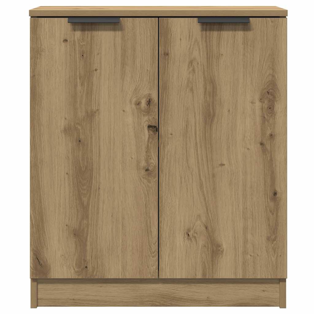 Dressoirs 3 st 60x30x70 cm bewerkt hout artisanaal eikenkleurig - AllerleiShop