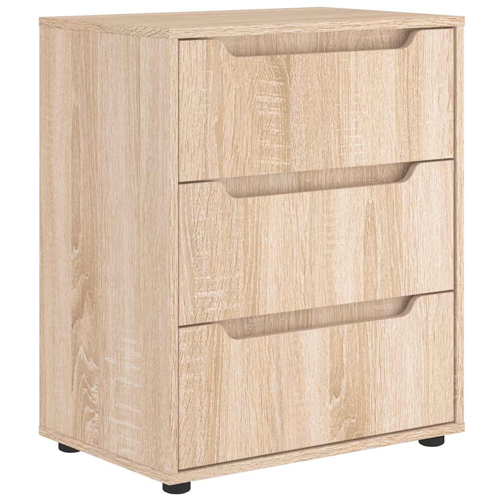 Dressoir VISNES 60x40x73 cm spaanplaat sonoma eikenkleurig