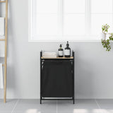 Wasmand 1 vak met plank sonoma eikenkleurig