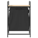Wasmand 1 vak met plank sonoma eikenkleurig