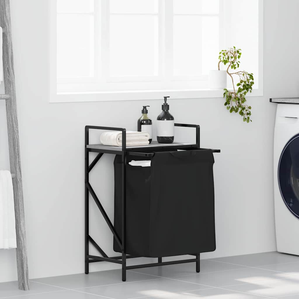 Wasmand 1 vak met plank grijs sonoma eiken