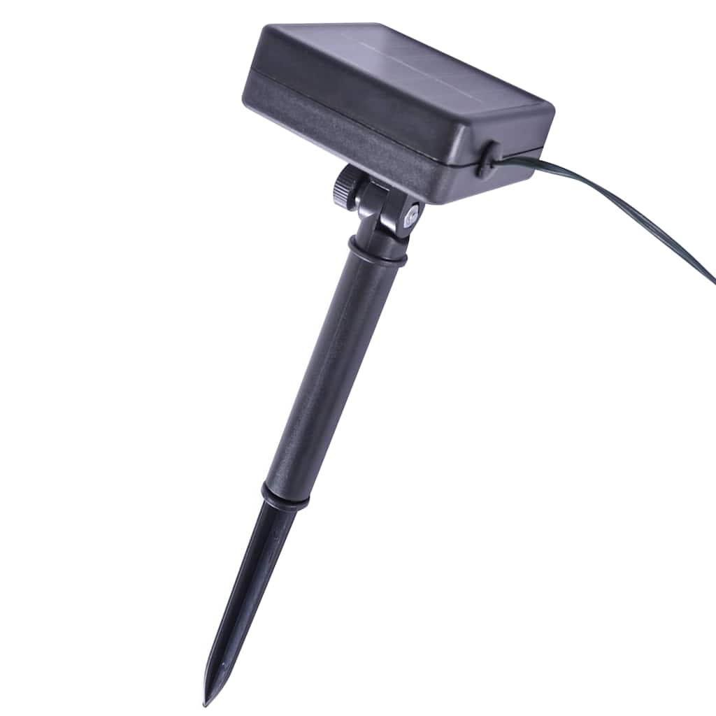 Kunstbuxusballen met LED-verlichting 2 st 20 cm groen