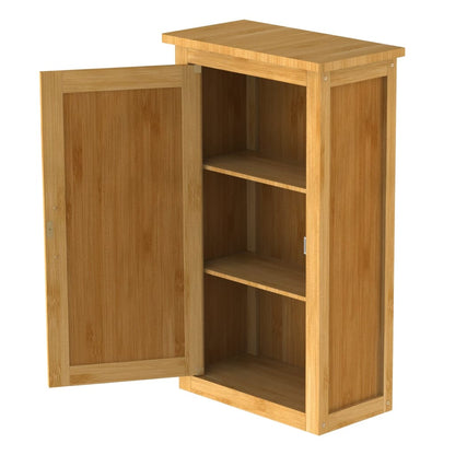 EISL Hoge kast met deur 40x20x70 cm bamboe - AllerleiShop