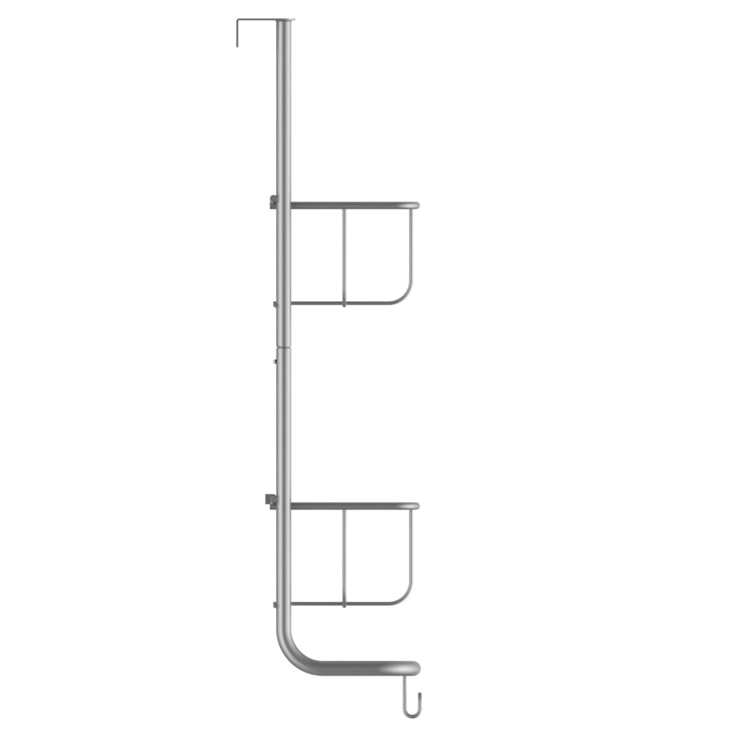 EISL Wandrek 30,5x13x62 cm matzilverkleurig - AllerleiShop