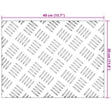 Aluminium Checker Platen - 2 Pak, Antislip, 40x30 cm