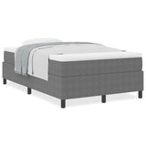 Boxspringbed met Matras Lichtgrijs Klein Dubbel Corduroy Stof