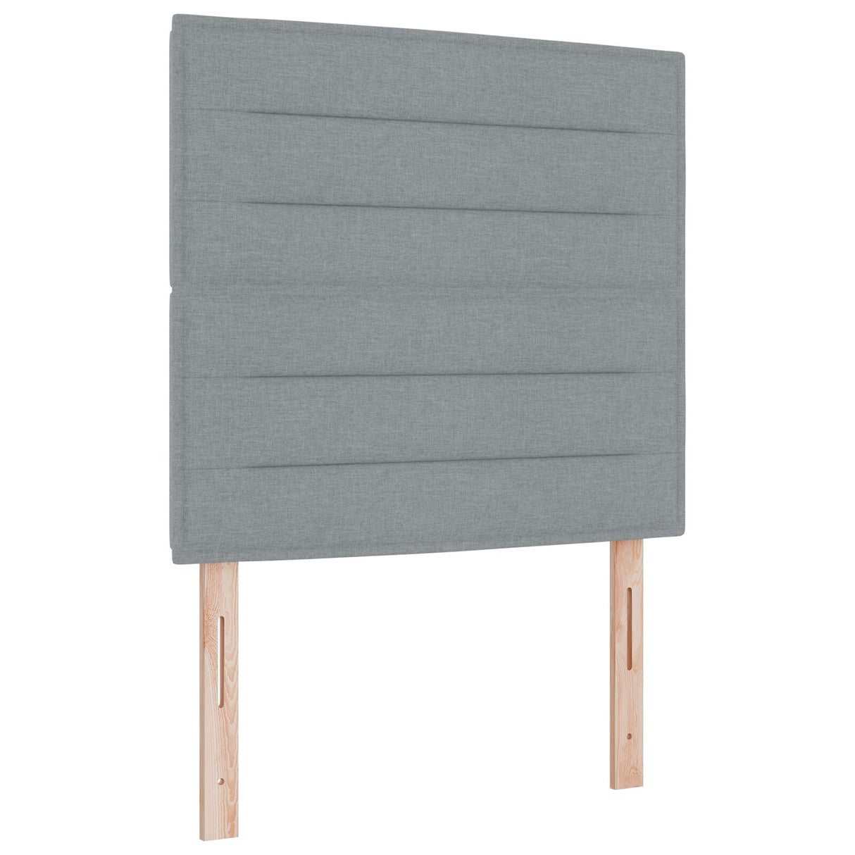 Boxspringbed met Matras Lichtgrijs 80x200 cm Stof