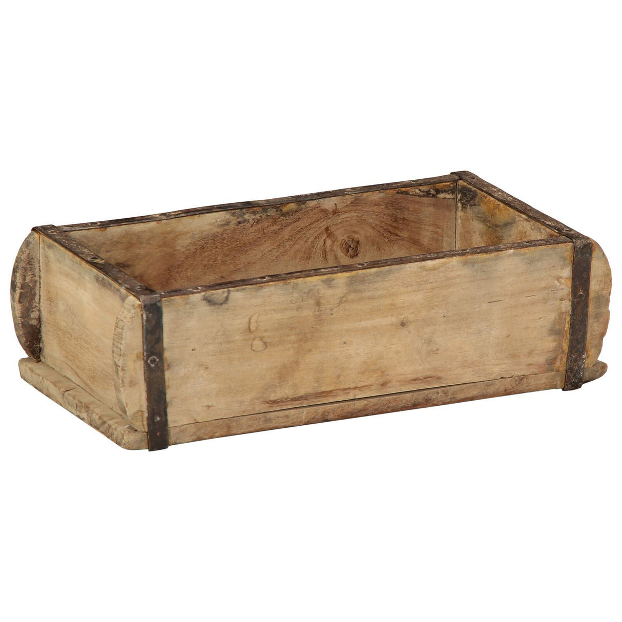 Dienblad 30x15x9 cm Massief Hout Gerecycled