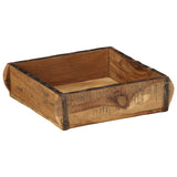 Dienbladen 4 stuks 31x29x10 cm Massief Hout Gerecycled