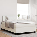Boxspringbed met Matras Crème Klein Dubbel Corduroy Stof