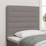 Hoofdbord Taupe Stof 80 cm Rechthoekig Modern Gevoerd