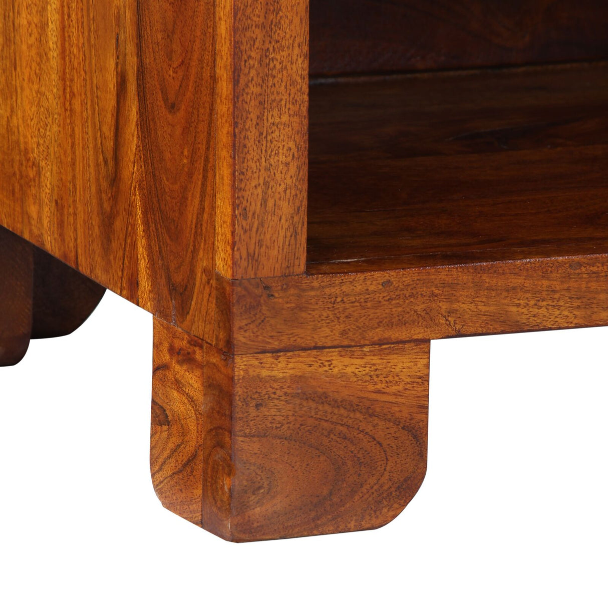 Bijzettafels Bruin Massief Mangohout Klein Decoratieve Inzetten