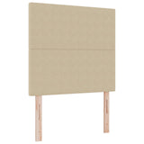 boxspringbed met matras & LED licht Groen Grijs 80x200 cm Corduroy stof