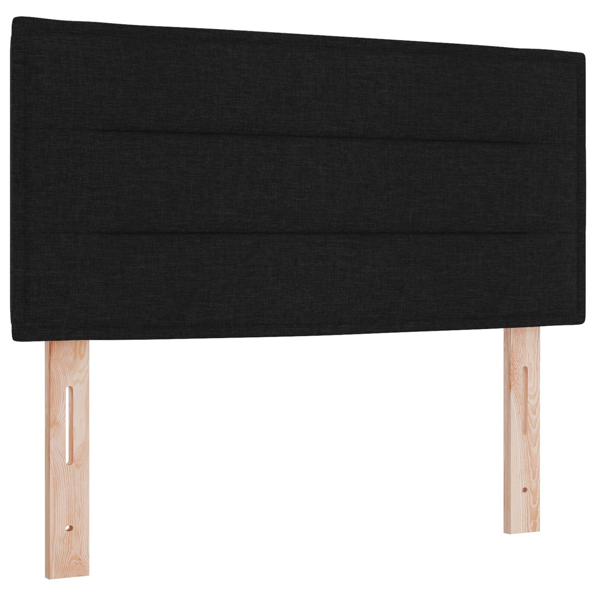 Boxspringbed met Matras Zwart 80x200 cm Stof