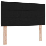 Boxspringbed met Matras Zwart 80x200 cm Stof
