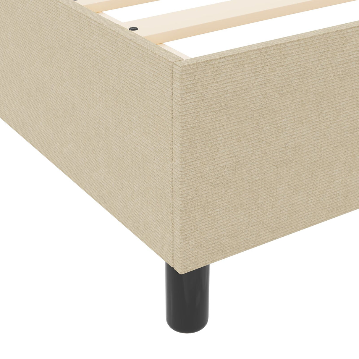 Boxspringbed met Matras Lichtgroen Grijs 80x200 cm Linnen Stof